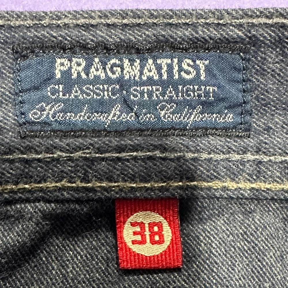 Agave Pragmatist Men's Dark Blue Straight Jeans